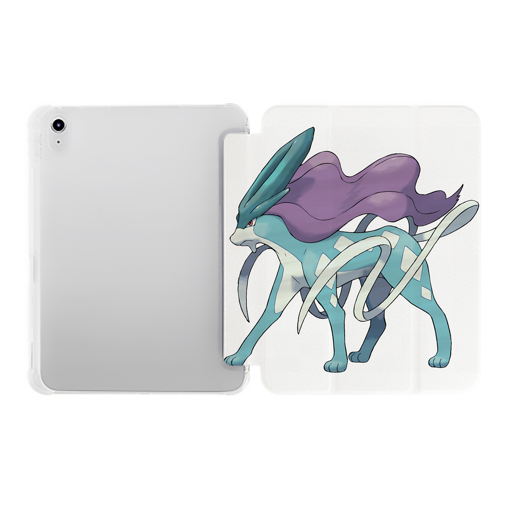 （画像用） ポケットモンスター Pokémon IPad ケース ペン収納付き 三つ折りスタンド PUレザー×シリコン 対応機種9.5/10.5/10.9インチ